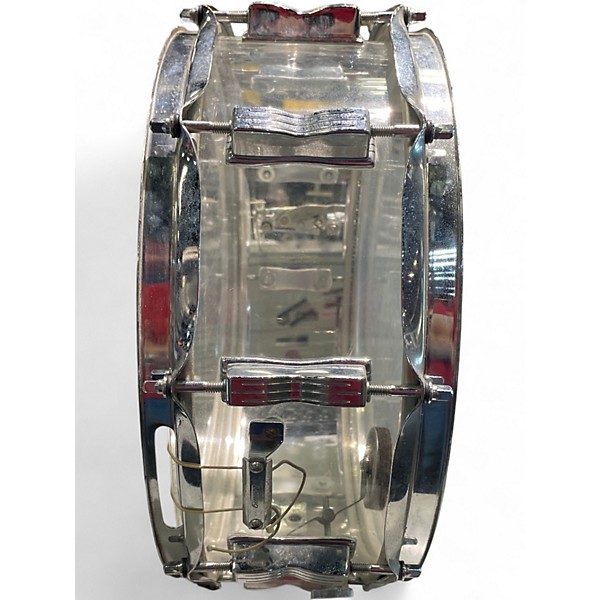 Vintage 1970s Ludwig 14X5.5 Vistalite Snare Clear Drum