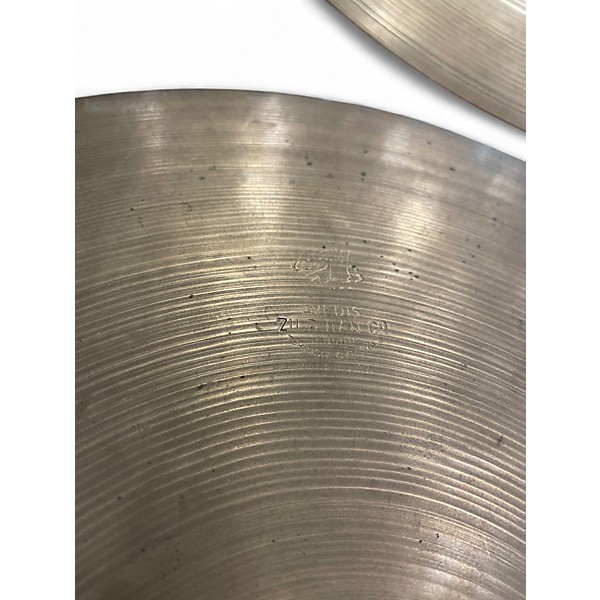 Vintage 1970s Ludwig 13in Vintage Cymbal Set Cymbal