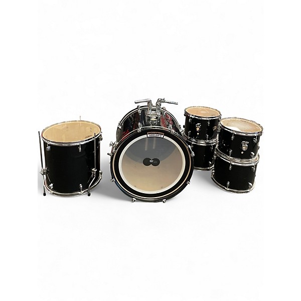 Used Pearl 6 Piece Forum Series Black Drum Kit