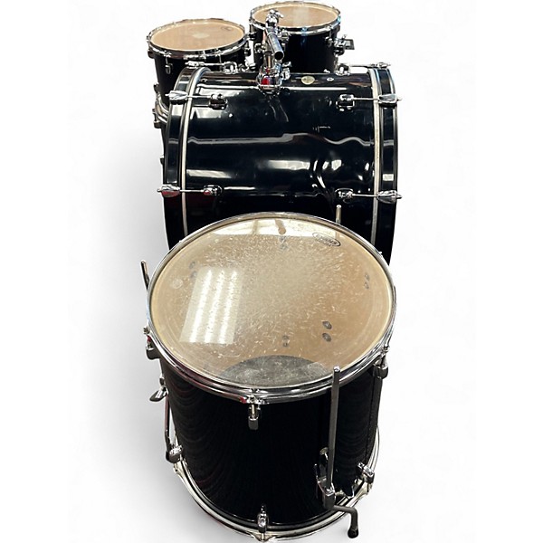 Used Pearl 6 Piece Forum Series Black Drum Kit