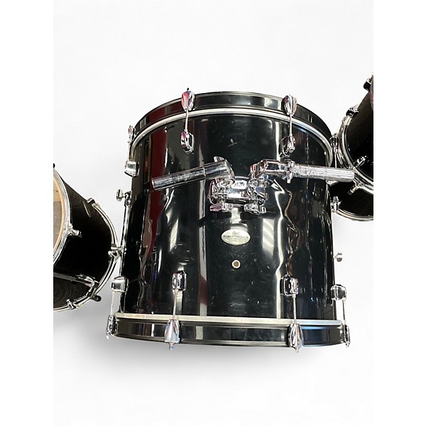Used Pearl 6 Piece Forum Series Black Drum Kit
