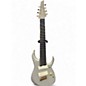 Used 2020s Ibanez RGDMS8-CSM Axe Design Lab Metallic Silver Solid Body Electric Guitar thumbnail
