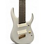Used 2020s Ibanez RGDMS8-CSM Axe Design Lab Metallic Silver Solid Body Electric Guitar