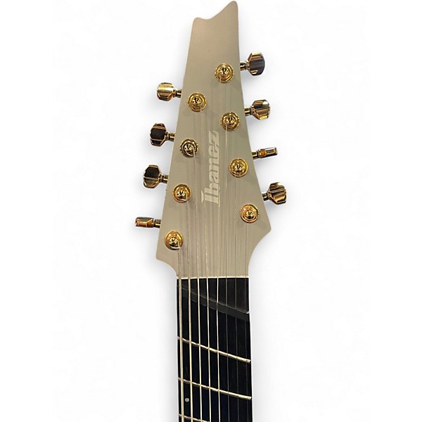 Used 2020s Ibanez RGDMS8-CSM Axe Design Lab Metallic Silver Solid Body Electric Guitar