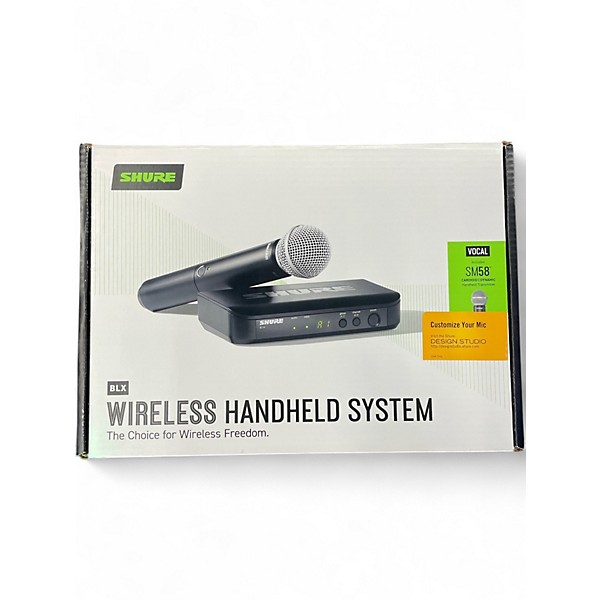 Used Shure BLX24/SM58-H10 Handheld Wireless System