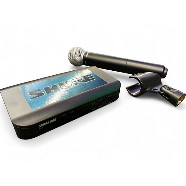 Used Shure BLX24-SM58-H10 Handheld Wireless System