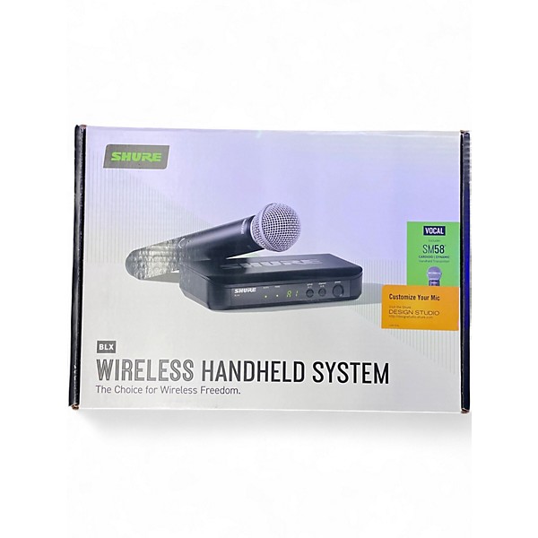 Used Shure BLX24-SM58-H10 Handheld Wireless System