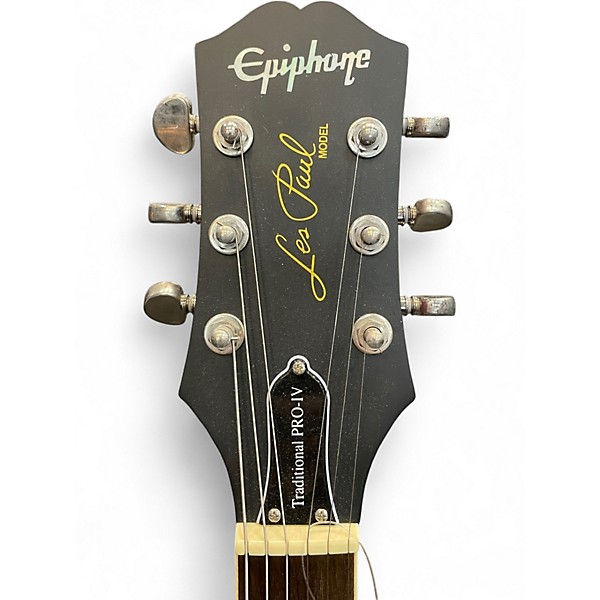 Used Epiphone Les Paul Traditional Pro IV Red Solid Body Electric Guitar