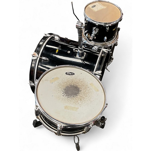 Used SPL 4 Piece 4 Piece Black Drum Kit