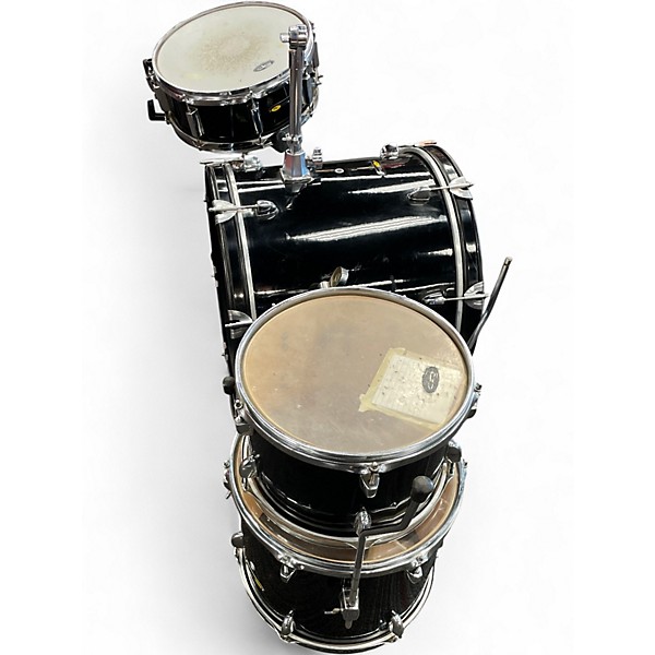 Used SPL 4 Piece 4 Piece Black Drum Kit