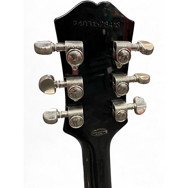 Used Epiphone Les Paul Custom Silverburst Solid Body Electric Guitar