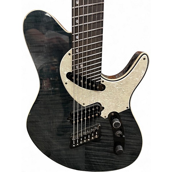 Used Ormsby tx gtr 7 eaton speacial Trans Black Solid Body Electric Guitar
