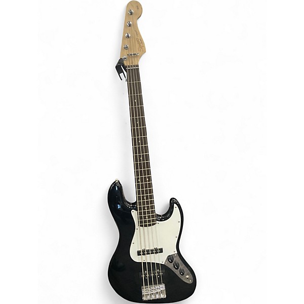 Used Squier Affinity Jazz Bass V 5 String Black Electric Bass Guitar