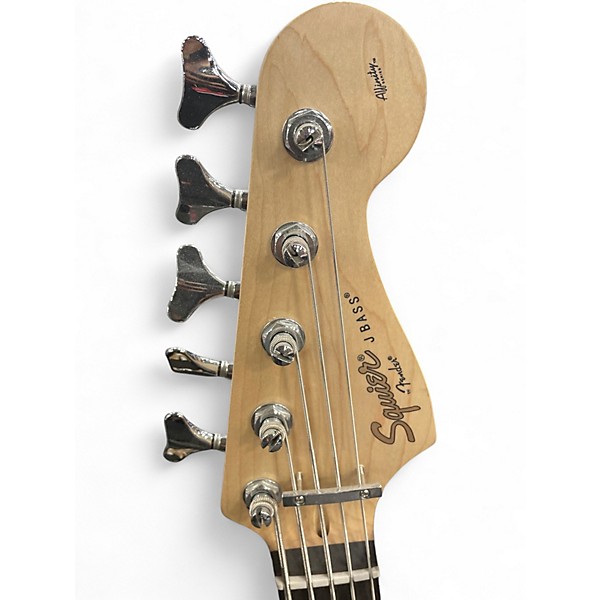Used Squier Affinity Jazz Bass V 5 String Black Electric Bass Guitar