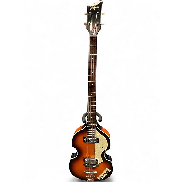 Used 2010s Hofner Violin Hi-Series Sunburst Electric Bass Guitar