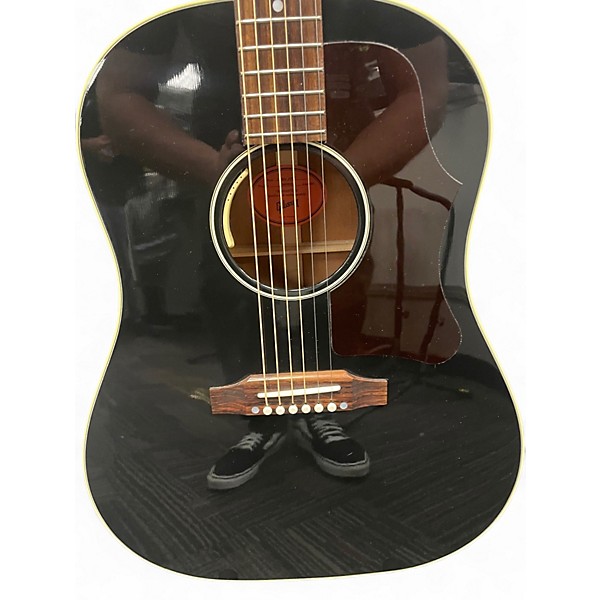 Used Gibson J45 50'S Ebony Black Acoustic Guitar