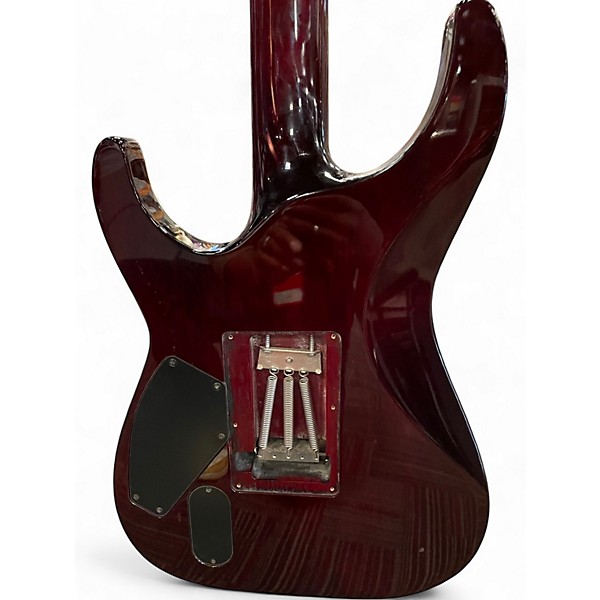 Used ESP LTD MH1000 Deluxe Red Solid Body Electric Guitar