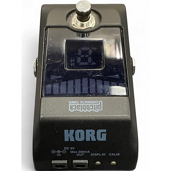 Used KORG PB01 Pitchblack Chromatic Tuner Pedal