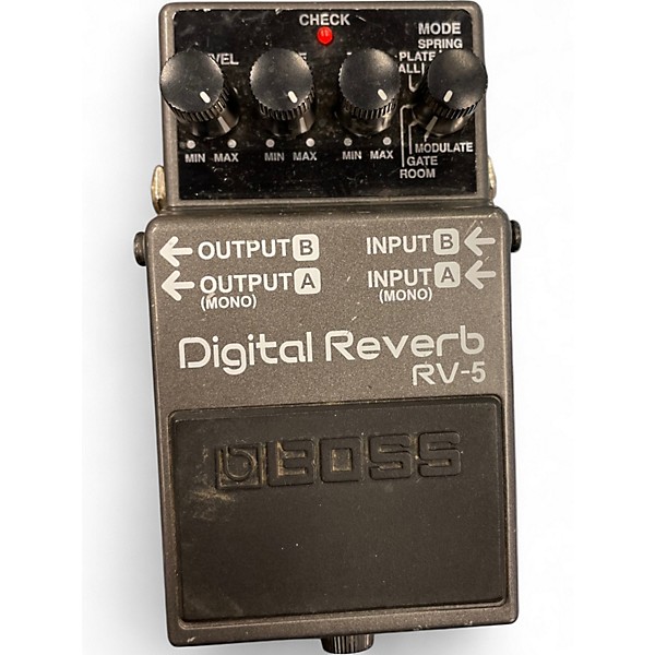 Used BOSS RV5 Digital Reverb Effect Pedal