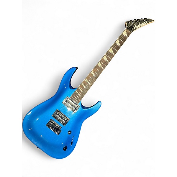 Used Jackson JS22 Dinky Metallic Blue Solid Body Electric Guitar