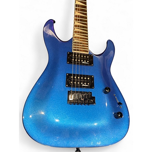 Used Jackson JS22 Dinky Metallic Blue Solid Body Electric Guitar