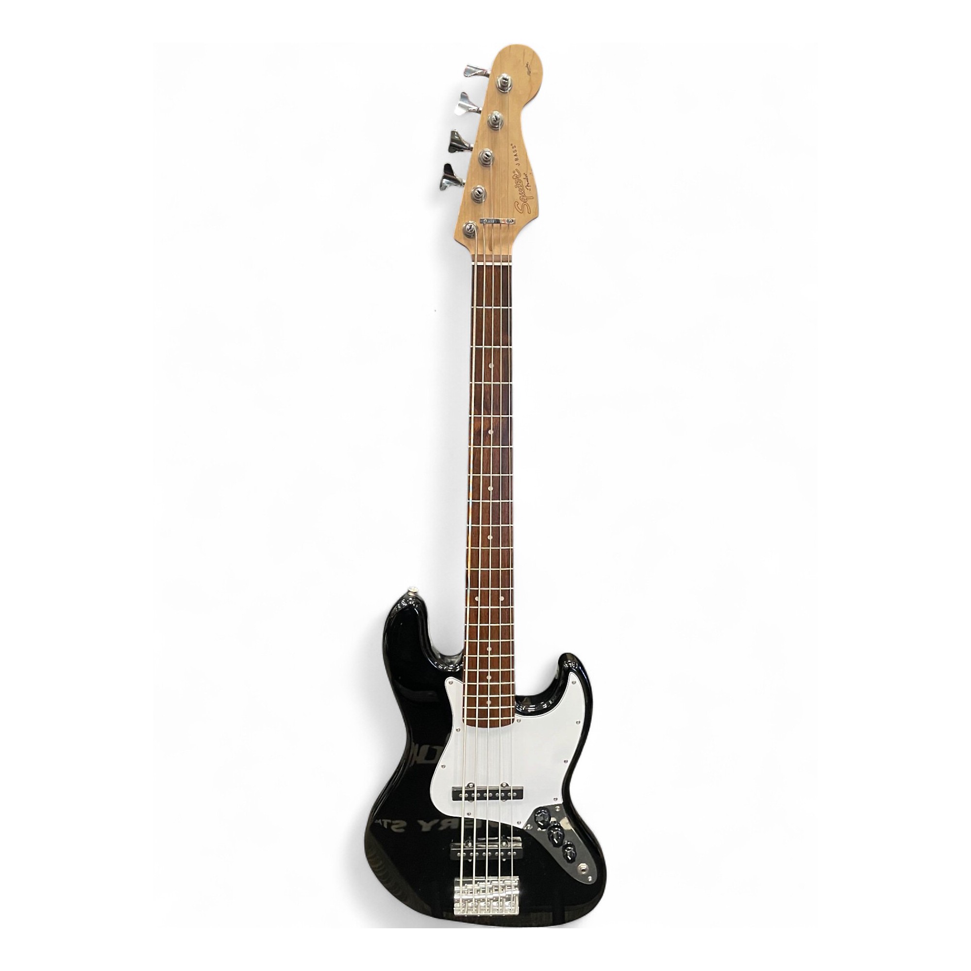 Used Squier Affinity Jazz Bass V 5 String Black Electric Bass
