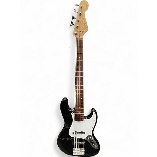 Used Squier Affinity Jazz Bass V 5 String Black Electric Bass