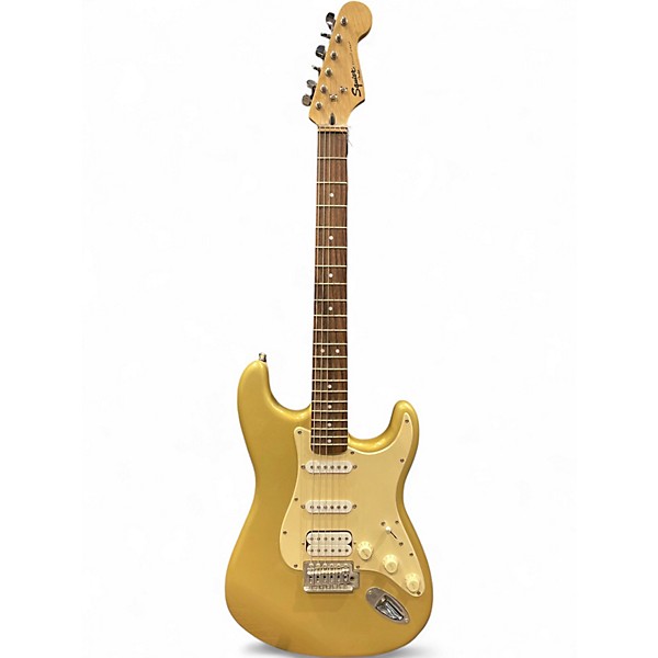 Used Squier Bullet Stratocaster HSS GOLD Solid Body Electric Guitar