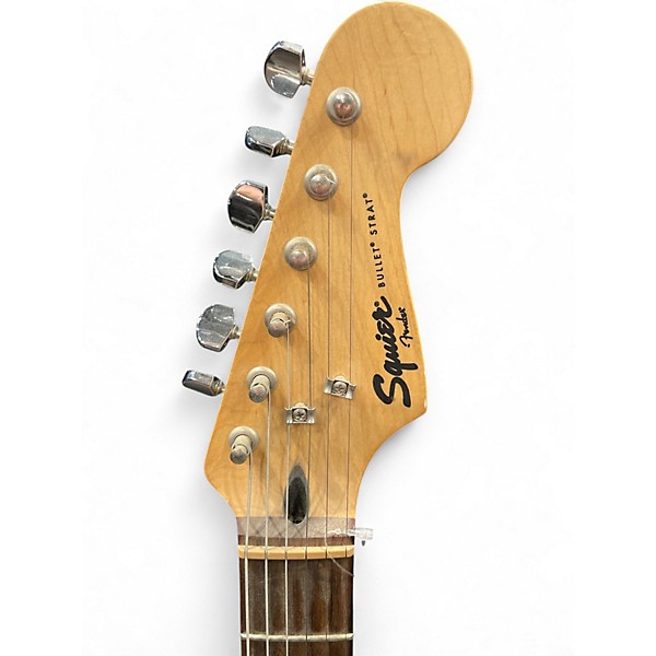 Used Squier Bullet Stratocaster HSS GOLD Solid Body Electric Guitar