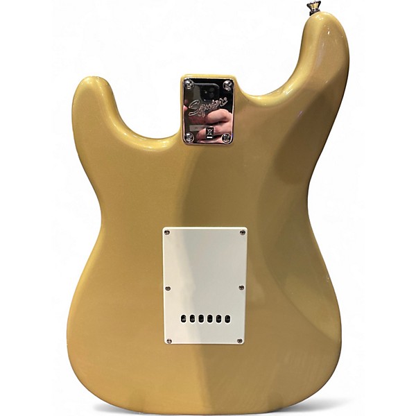 Used Squier Bullet Stratocaster HSS GOLD Solid Body Electric Guitar