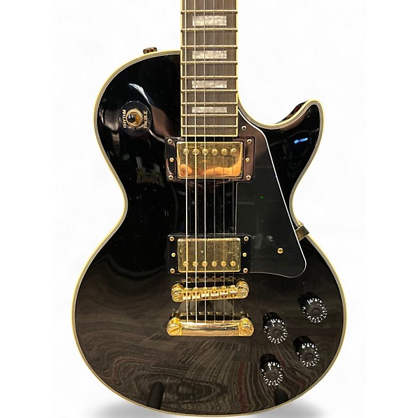 Used Epiphone Les Paul Custom Pro black Solid Body Electric Guitar