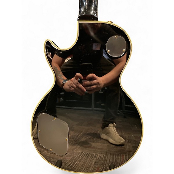 Used Epiphone Les Paul Custom Pro black Solid Body Electric Guitar