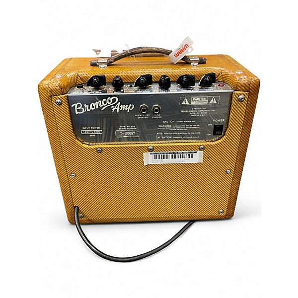 Used Fender Bronco 1x8 15W Tweed Guitar Combo Amp