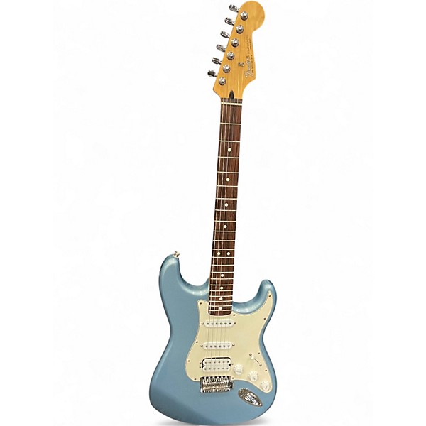 Used Fender stratocaster hhs player Baltic Blue Solid Body Electric Guitar
