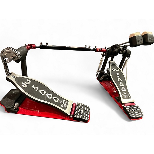Used DW 5000 Series Double Double Bass Drum Pedal