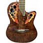 Used Ovation CE48P Celebrity Tiger Eye Acoustic Electric Guitar