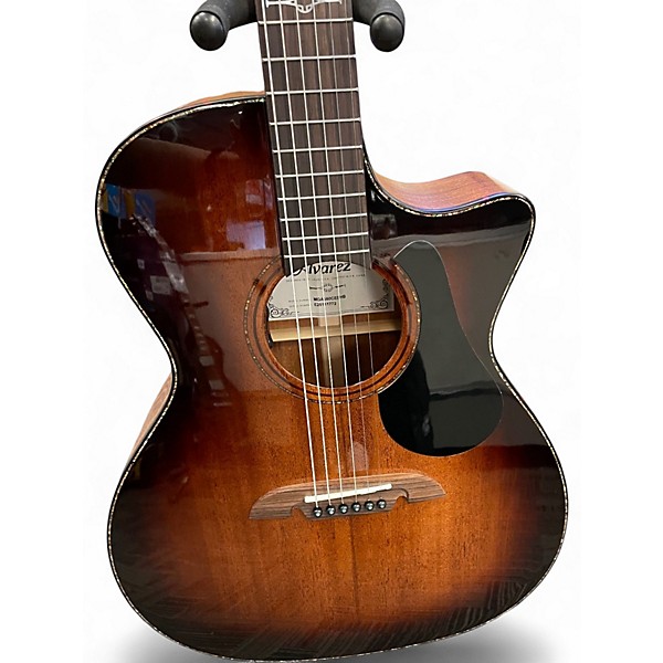 Used Alvarez mga660ceshb Shadowburst Acoustic Electric Guitar