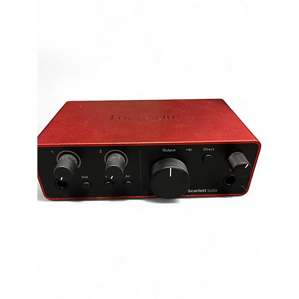 Used Focusrite Scarlett Solo Audio Interface