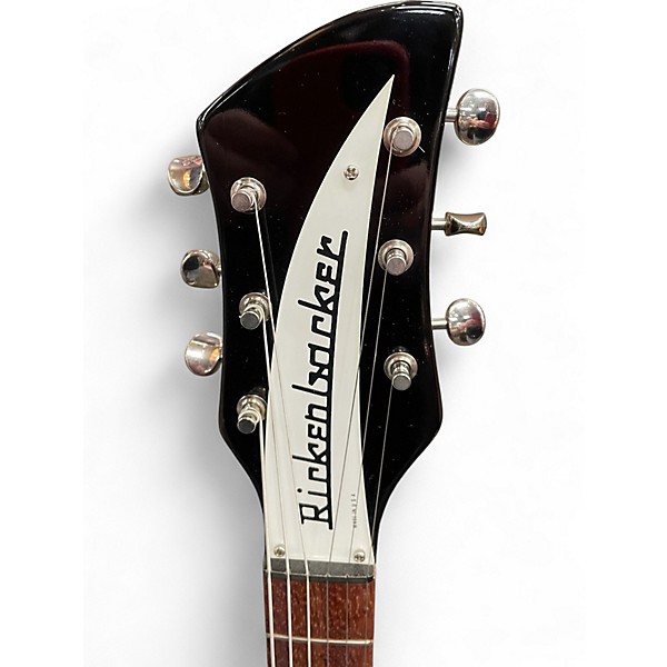 Used Rickenbacker 350V63 Bigsby Black Solid Body Electric Guitar