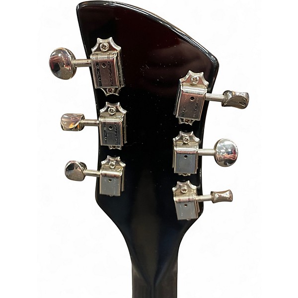 Used Rickenbacker 350V63 Bigsby Black Solid Body Electric Guitar