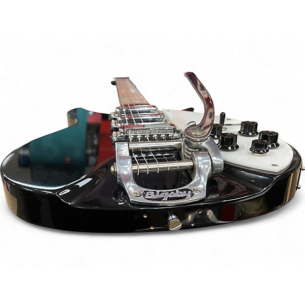 Used Rickenbacker 350V63 Bigsby Black Solid Body Electric Guitar