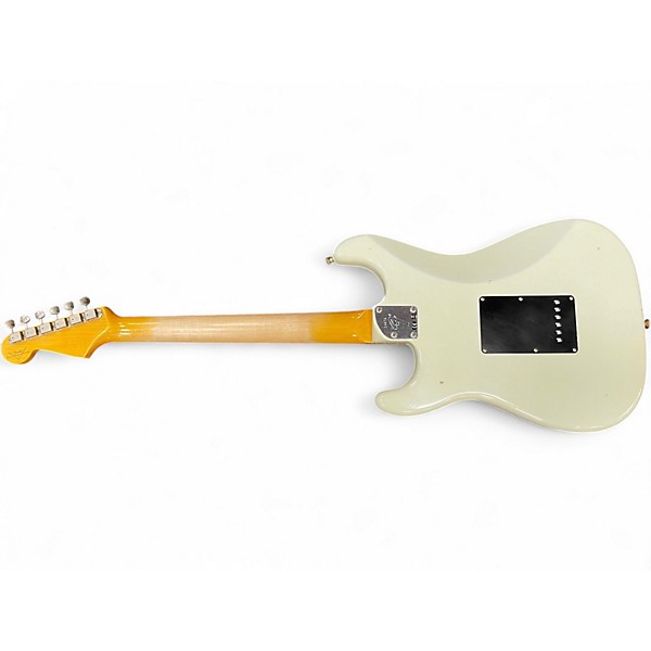 Used 2023 Fender Custom Shop PostModern Strat Aged Olympic White Solid Body Electric Guitar