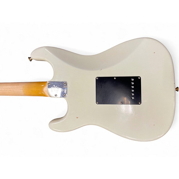 Used 2023 Fender Custom Shop PostModern Strat Aged Olympic White Solid Body Electric Guitar