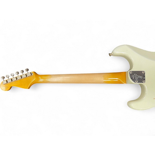 Used 2023 Fender Custom Shop PostModern Strat Aged Olympic White Solid Body Electric Guitar