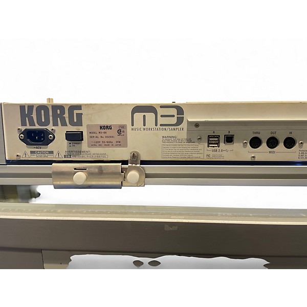 Used KORG M3 88 Key Keyboard Workstation