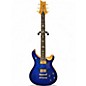 Used PRS SE McCarty 594 Flamed Trans Blue Solid Body Electric Guitar thumbnail