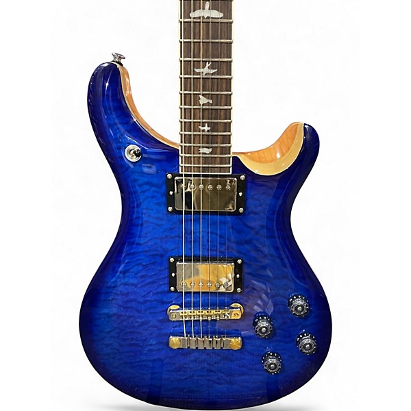 Used PRS SE McCarty 594 Flamed Trans Blue Solid Body Electric Guitar