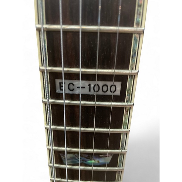 Used ESP LTD EC1000 Deluxe amber suburst Solid Body Electric Guitar