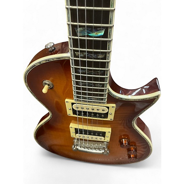 Used ESP LTD EC1000 Deluxe amber suburst Solid Body Electric Guitar