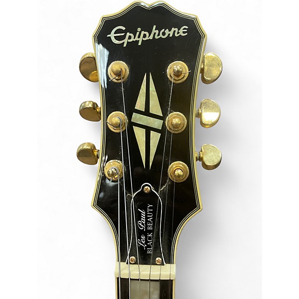Used Epiphone Les Paul Black Beauty 3 Black Solid Body Electric Guitar